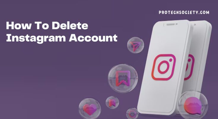 how to delete instagram account