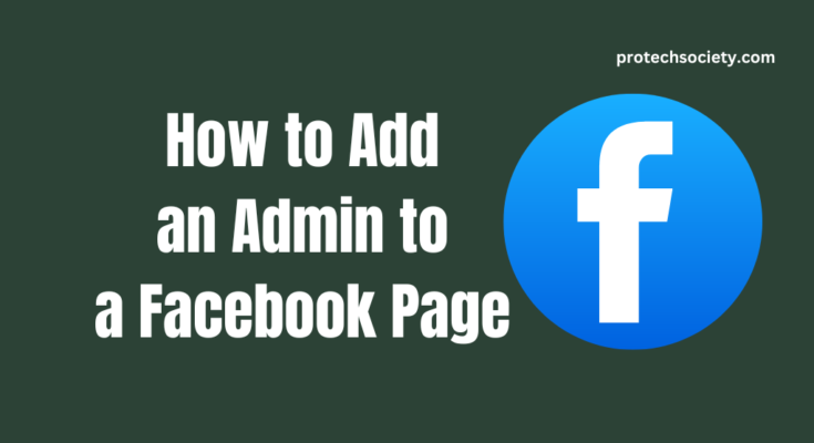 how to add an admin to a facebook page