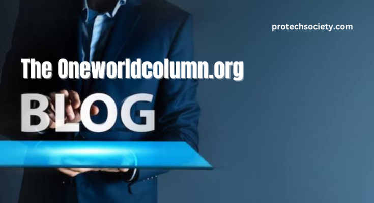 The Oneworldcolumn.org Blog